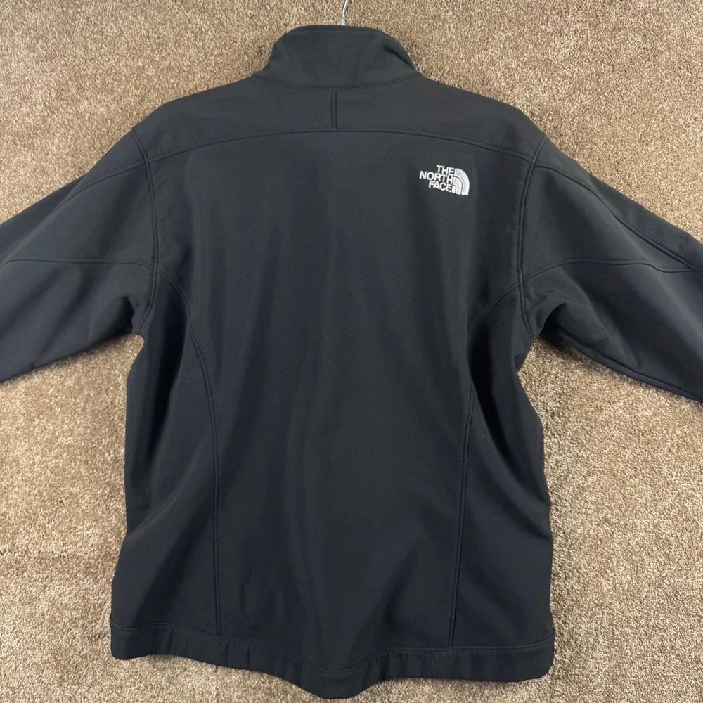 The North Face Apex Bionic Softshell Jacket Mens Black Medium Fleece Lined
